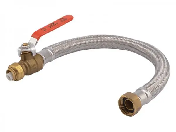 Sharkbite Flexible Stainless Steel Water Heater Supply Lines – Braided Construction 1