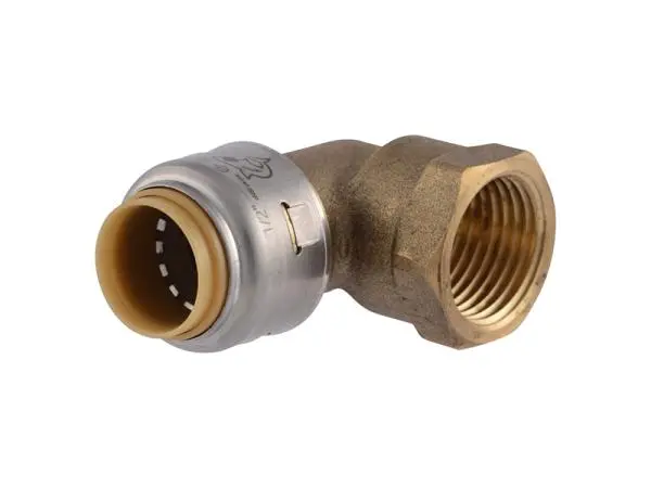 Sharkbite Max Brass Push-To-Connect Female Elbow Adapter 1