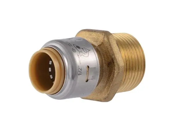 Sharkbite Max Brass Push-To-Connect Male Adapter – For Pex, Cpvc, Or Pe-Rt 1