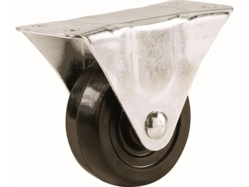 Shepherd Hardware 4-Inch Rigid Caster With Soft Rubber Wheel – 225-Lb Load Capacity 1