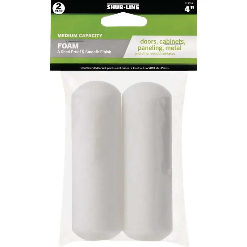 Shur-Line 4-Inch Foam Roller Cover For Smooth Painting 1