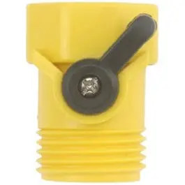 Shut-Off Faucet Supply Connector – Flexible Poly Tubing With Integrated Valve 1
