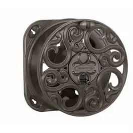 Sidewinder 60-Foot Hose Reel – Java Finish, Wall-Mountable Design 1