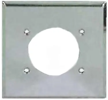 Single-Device Gang Plate For Range Or Dryer – White Nylon 1