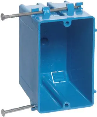 Single-Gang Nail-On Electrical Box – 20 Cubic Inches 1
