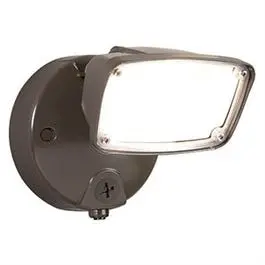 Single-Head Led Dusk-To-Dawn Light – Bronze Finish, 1503 Lumens, 15W 1