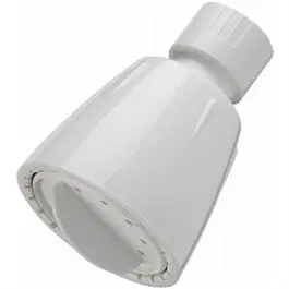 Sleek Fixed Showerhead — Minimalist White Design, Universal Mounting 1