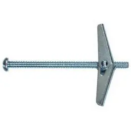Snapin Mushroom-Head Toggle Bolts – 12-Pack, 1/8" X 4" 1