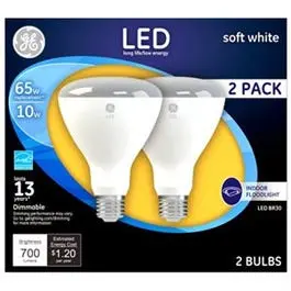 Soft White Led Flood Light Bulbs – 700 Lumens, 10W Each, 2-Pack 1