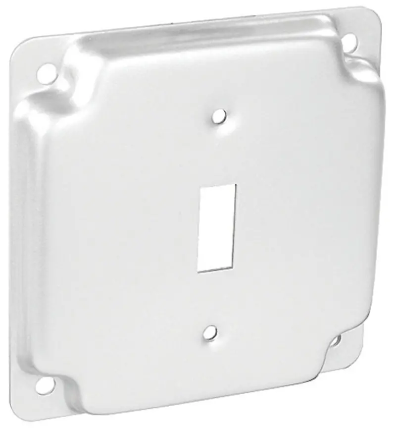 Southwire 4" Stainless Steel Surface Mount Cover — 1/2" Raised Toggle 1