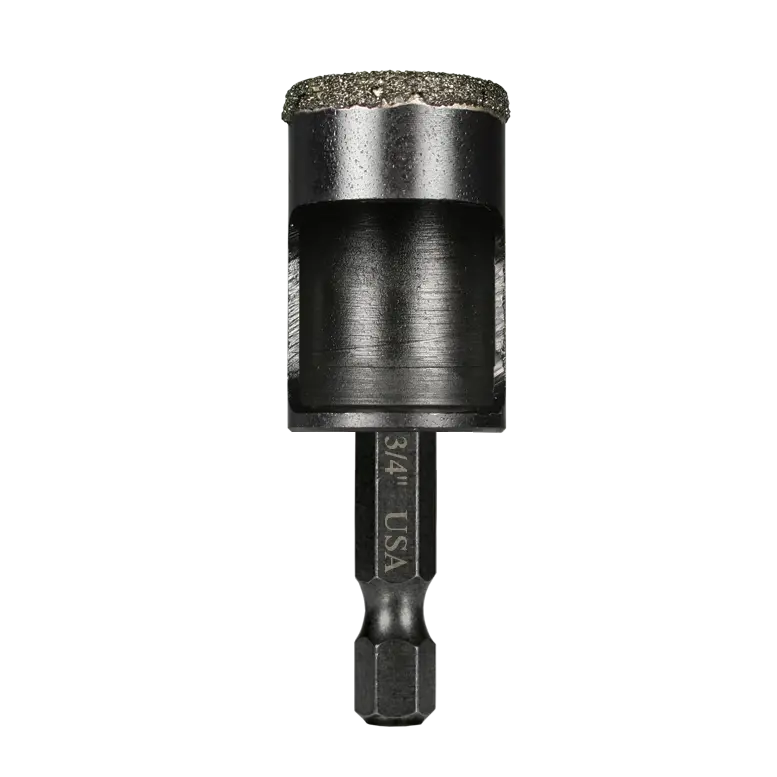 Spyder 3/4-Inch Diamond-Coated Hole Saw Bit – For Masonry, Tile, And Concrete Drilling 1