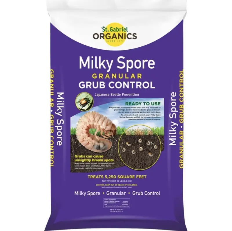 St. Gabriel Organics Milky Spore Granular Grub Control For Lawns 1