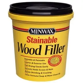 Stainable Latex Wood Filler – 1-Pound Container 1