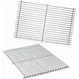 Stainless Steel Cooking Grates – 2-Pack For Weber Genesis 300 Series Grills 1