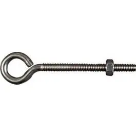 Stainless Steel Eye Bolts – 1/4" Diameter X 4" Thread Length 1