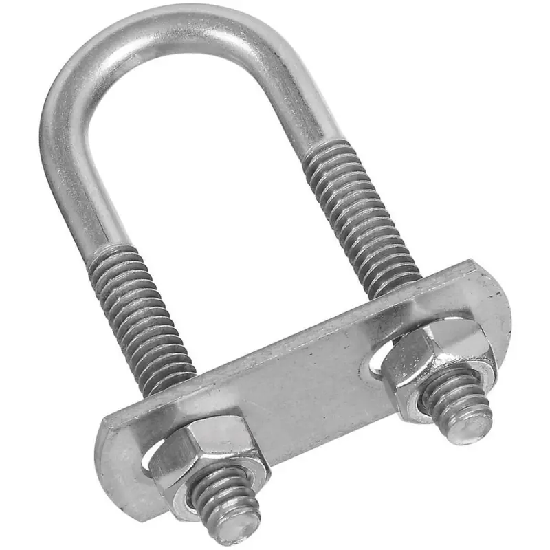Stainless Steel Round U-Bolt — 1/4" X 3/4" X 2-1/2" 1