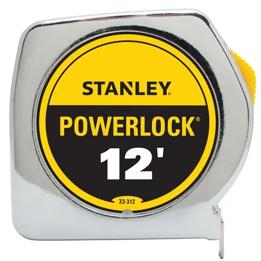 Stanley Powerlock Ii Tape Measure – 3/4" X 12" Retractable Rule 1