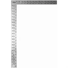 Steel Carpenter'S Framing Square – 16" X 24" L-Shaped Layout Tool 1