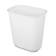 Sterilite 5.5-Gallon Rectangular Wastebasket – Durable Plastic, Stackable Design 1
