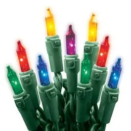 String-To-String Christmas Light Set – Multi-Color, 300 Total Bulbs (2 X 150) 1