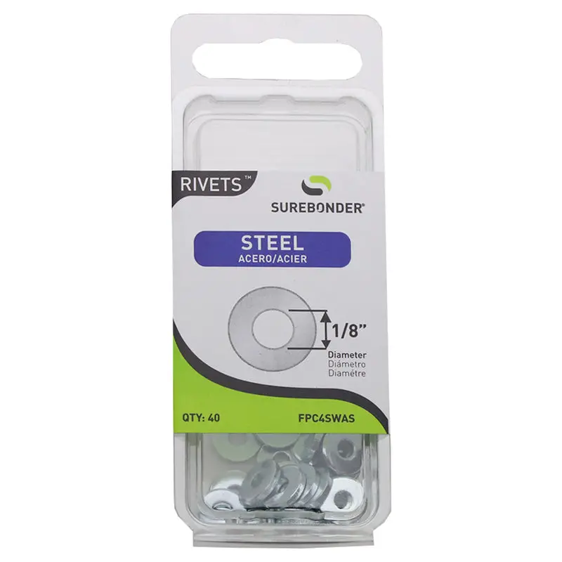 Surebonder Fpc4Swas Steel Rivet Washers – Reinforcing Hardware Pack 1