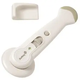 Swing-Shut Safety Lock For Toilet Seats 1