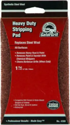 Synthetic Steel Wool Stripping Pad #3 For Paint & Finish Removal 1