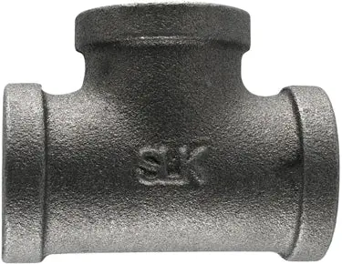 T-12 Black Tee Fitting – 1/2-Inch Ips, Cast Iron Plumbing Junction 1