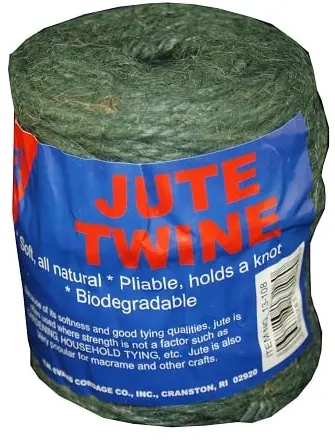 T.W. Evans 3-Ply Green Jute Rope – 28 Lb Test, 243-Foot Spool 1