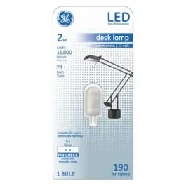 T3 Led Bulb – 2W, 190 Lumens, Warm White, Frosted Glass, Non-Dimmable 1