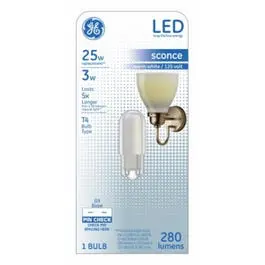T4 Led Bulb – Warm White, Frosted, Non-Dimmable, 3W (280 Lm) 1