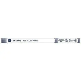 T8 Fluorescent Tube Bulb: 24-Inch, 18-Watt, Cool White 1