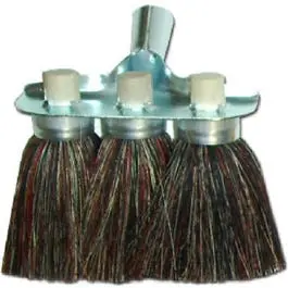 Tampico And Metal Roofing Brush With 3-Knot Bristles 1