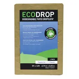 Tan Paper Drop Cloth – 9 Ft X 12 Ft 1