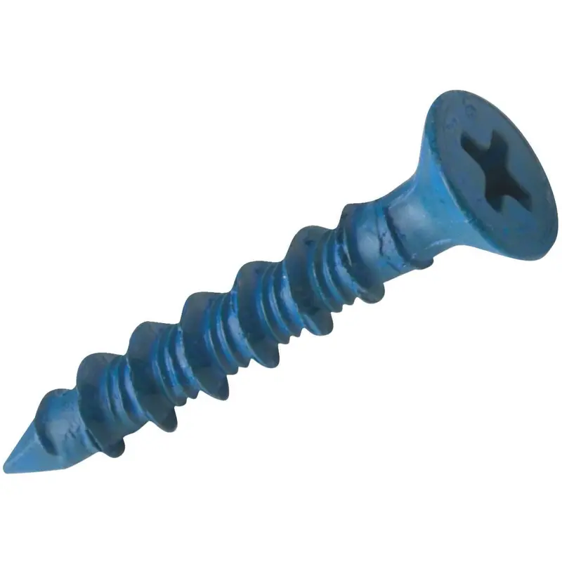 Tapcon Flat-Head Concrete Screw Anchors – 3/16" X 1-1/4", 8-Pack 1