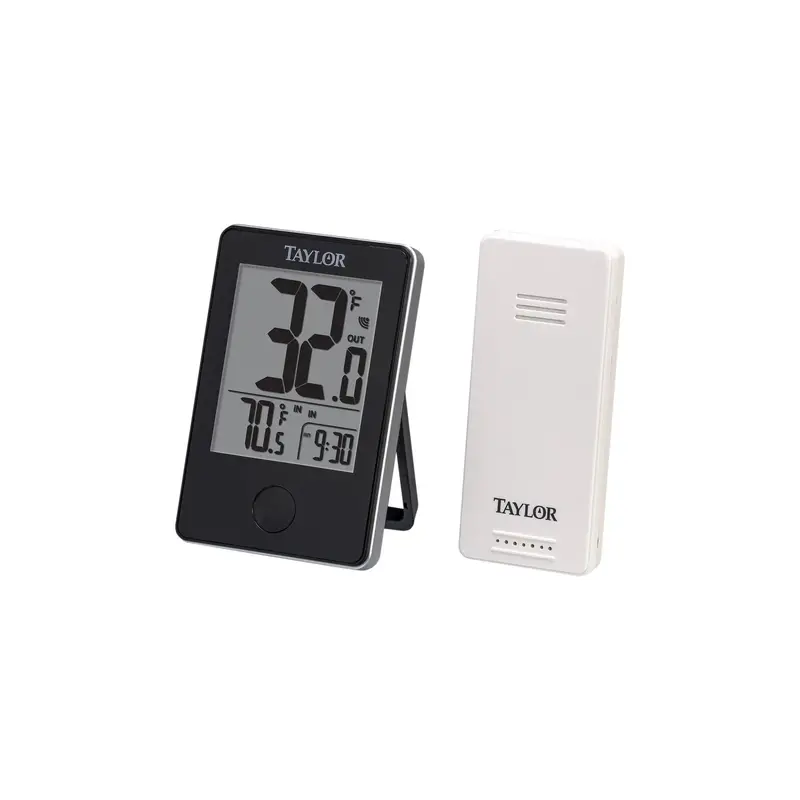 Taylor Wireless Thermometer With Indoor/Outdoor Sensors 1