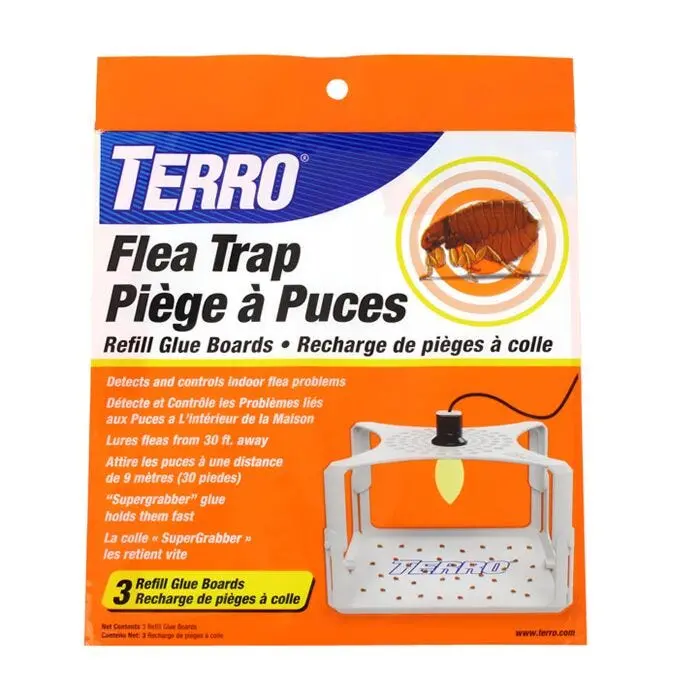 Terro Flea Trap Replacement Glue Boards – Pack Of Refills 1
