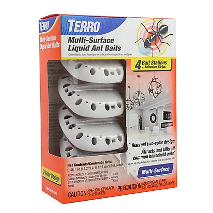 Terro® Liquid Ant Bait Stations – Multi-Surface Formula, 4-Pack 1