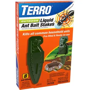 Terro Outdoor Ant Bait Stakes – Liquid Formulation For Yard Pest Control 1