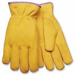 Thermal-Lined Cowhide Work Gloves – Women’S Medium 1