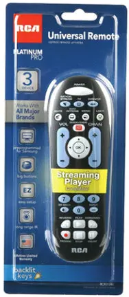 Three-Device Big Button Universal Remote Control 1