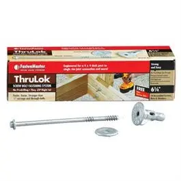 Thrulok Structural Bolts – No Pre-Drilling Required, 6.25 Inches, 6-Pack 1