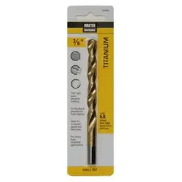 Titanium-Coated Hss Drill Bit – 3/8-Inch X 5-Inch High-Speed Steel 1