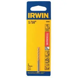 Titanium-Coated Jobber Drill Bit – 1/16-Inch Diameter 1
