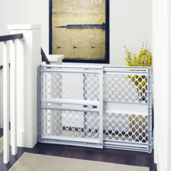 Toddleroo By North States Supergate Classic Baby Gate – Light Gray 1