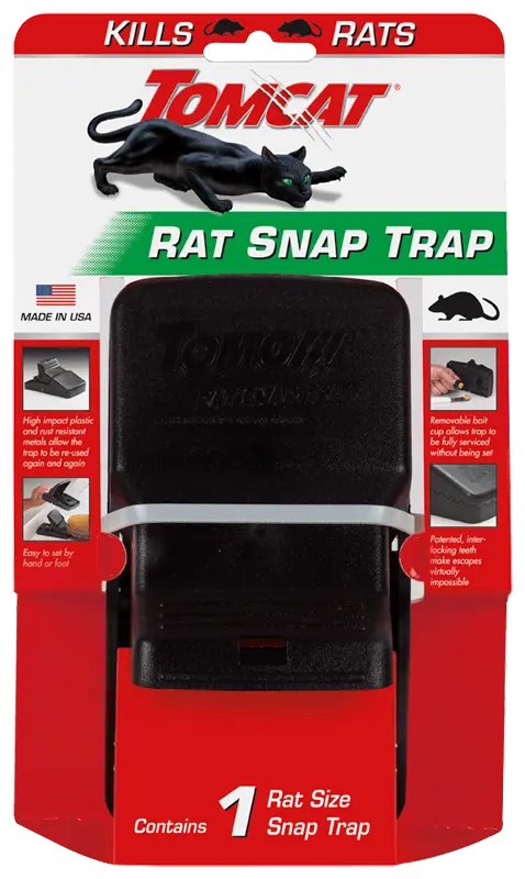 Tomcat® Heavy-Duty Rat Snap Trap – Single Unit 1