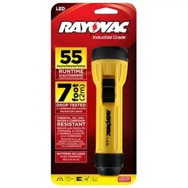 Triple-Led Industrial Flashlight – High-Lumen Yellow-And-Black Work Light 1