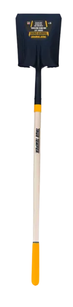 True Temper Long-Handle Transfer Shovel For Heavy-Duty Material Moving 1