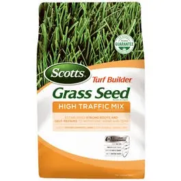 Turf Builder High-Traffic Grass Seed Mix – 7-Pound Bag (Covers 3,500 Sq. Ft.) 1