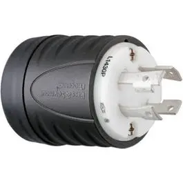 Turnlok 4-Wire 30-Amp Plug – 125/250V Twist-Lock Male Connector With Rugged Housing 1